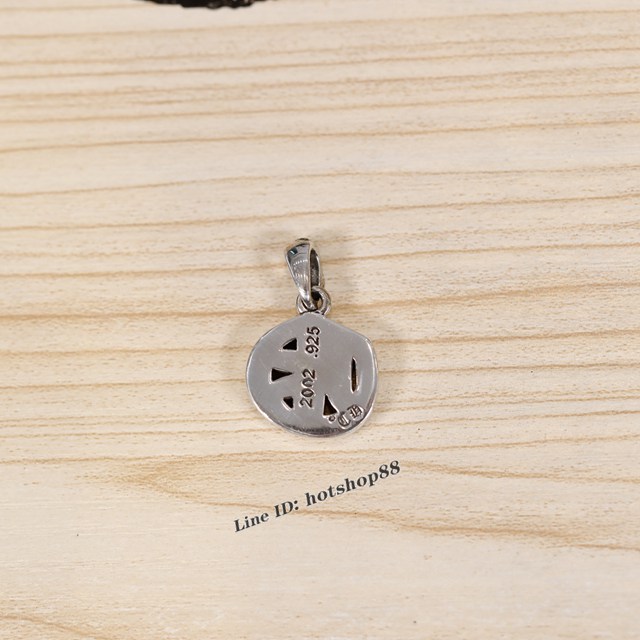 Chrome Hearts專櫃皮具包包純銀字母項鏈 克羅心925純銀字母P吊墜 gj1077